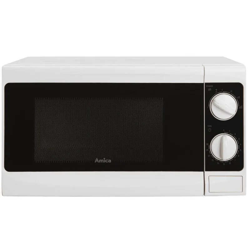 Cuptor cu Microunde Amica 20L 700W 6 Niveluri Putere Alb