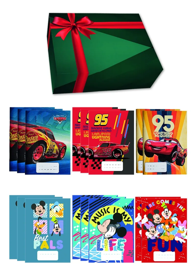 Cutie Caiete Litera 16 Caiete A5 Clasele Primare Baieti Mickey Cars
