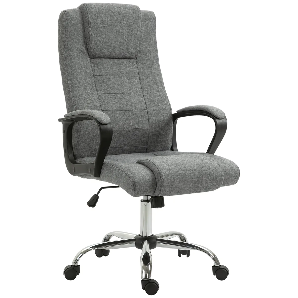 Scaun de Birou Vinsetto Ergonomic cu Basculare Reglabil 120kg Gri
