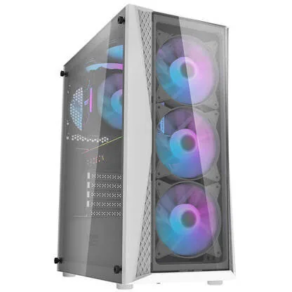 DarkFlash DK352 Plus 4 Ventilatoare Alb