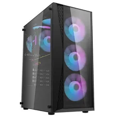 DarkFlash DK352 Plus 4 Ventilatoare RGB Negru
