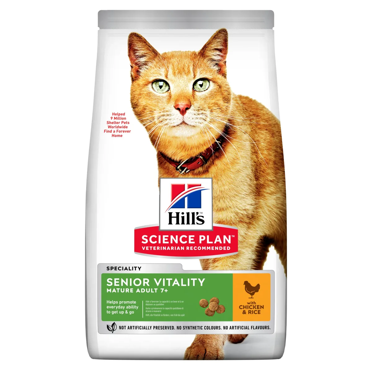 Hrana Uscata Pentru Pisici Hills Science Plan Feline Senior Vitality Pui 7kg