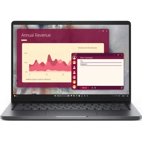 Dell Laptop Pro FHD+ 14 inch Intel Core Ultra 7 255U 16GB 1TB SSD Windows 11 Pro Magnetite
