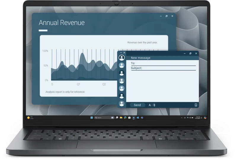 Dell Pro 14 PC14255 512GB SSD 8GB RAM Negru Gri
