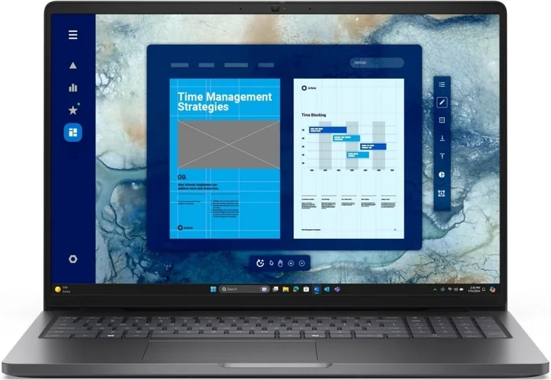 Dell Pro 16 PC16250 256GB 16GB RAM Negru