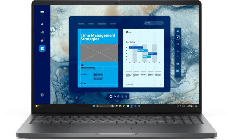 Dell Pro 16 PC16250 16GB RAM 512GB SSD Negru