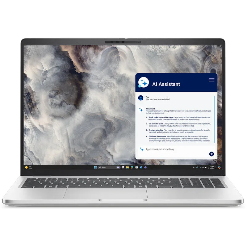 Dell Pro 16 Plus PB16250 16 inch Intel Core Ultra 7 265U 16GB DDR5 1TB SSD Windows 11 Pro Argintiu