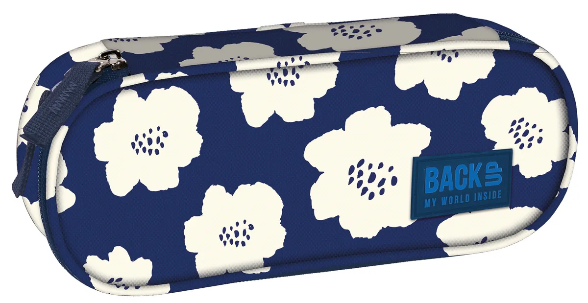 Derform BackUP A27 Eliptic cu Separator Blue Flowers