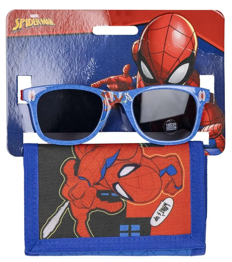 Set pentru Copii Cerda Spiderman Portofel si Ochelari de Soare