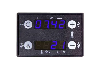 Display Centrale si Termoseminee pe Peleti Fornello Fiama Confort 12 18 25 30kW