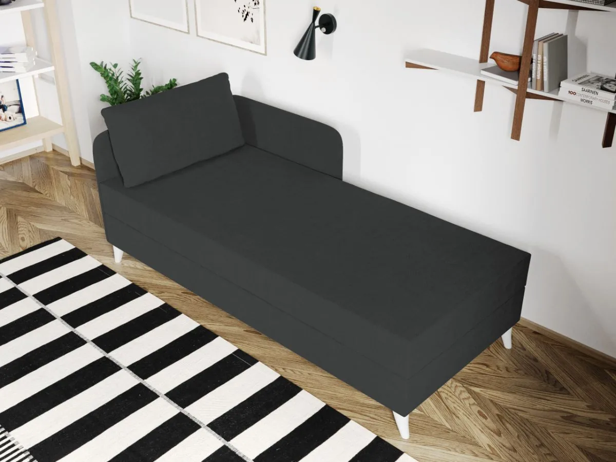 Divan Dublu Mobila Laguna Soft Fix Gri Inchis - imagine 3