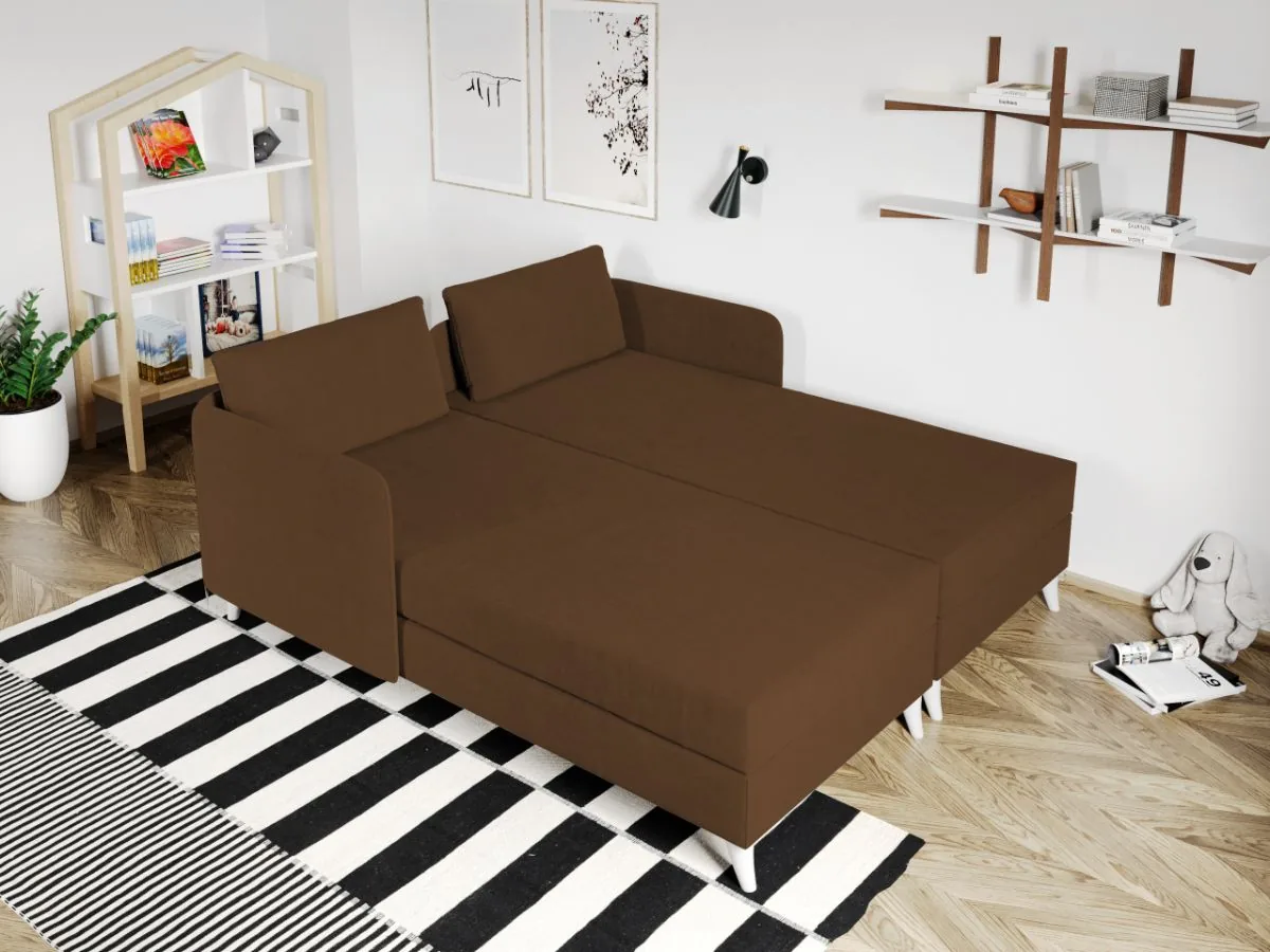 Divan Dublu Mobila Laguna Soft Rabatabil Maro