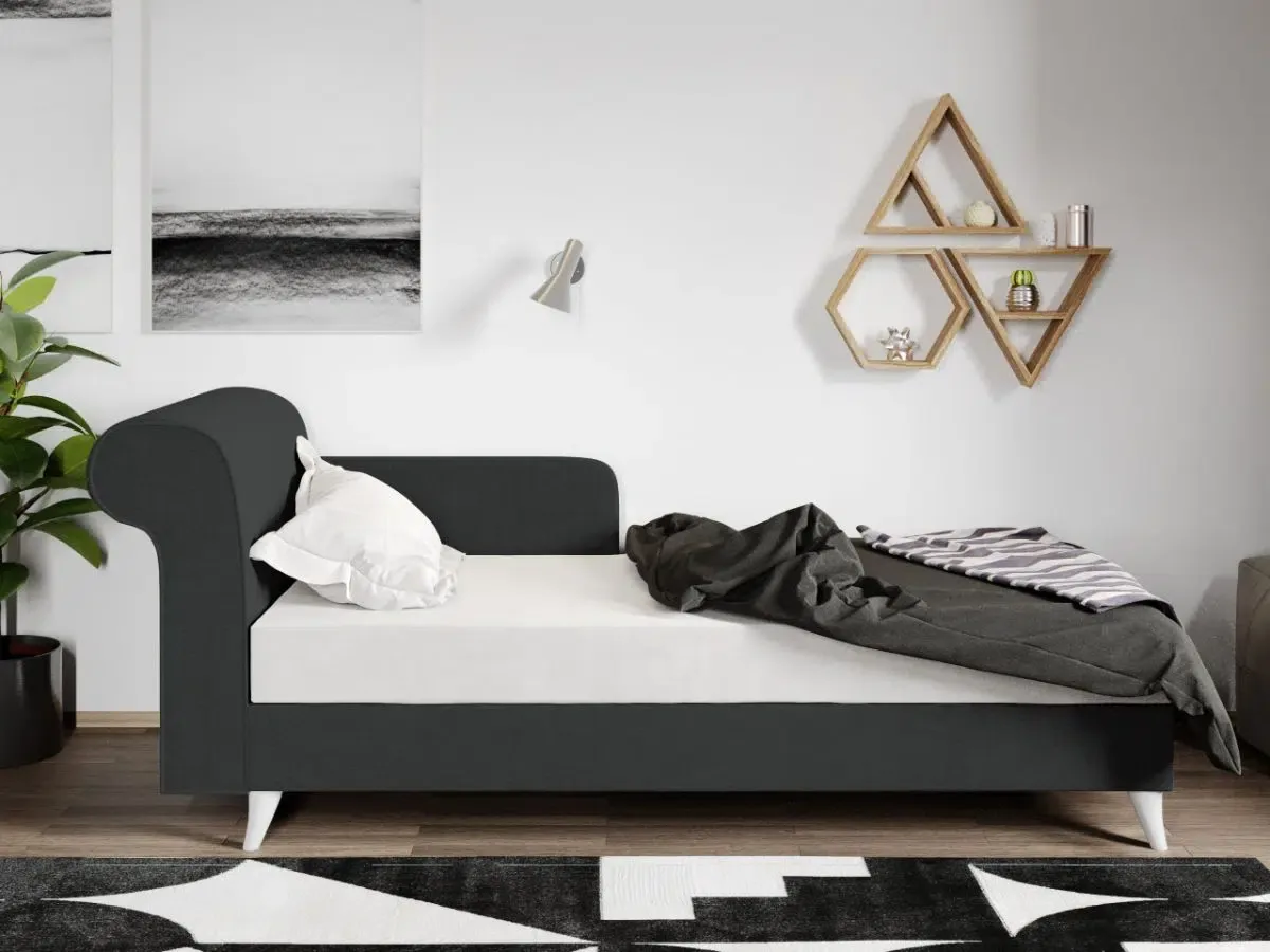 Divan Mobila Laguna Round Fix Gri Inchis - imagine 3