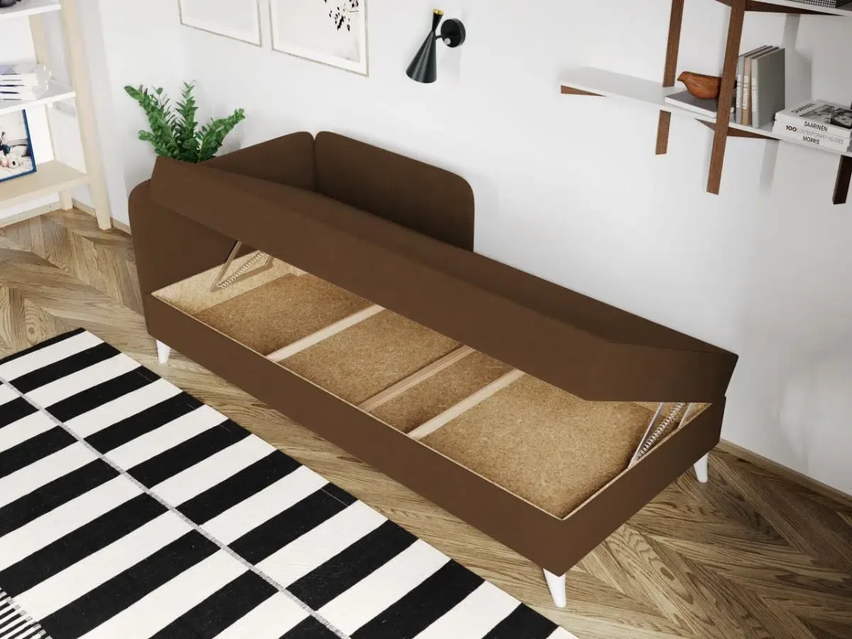 Divan O Persoana Mobila Laguna Soft Rabatabil Maro