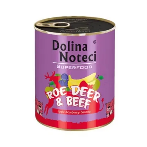 Hrana Umeda pentru Caini Dolina Noteci Superfood Caprioara si Vita 800g