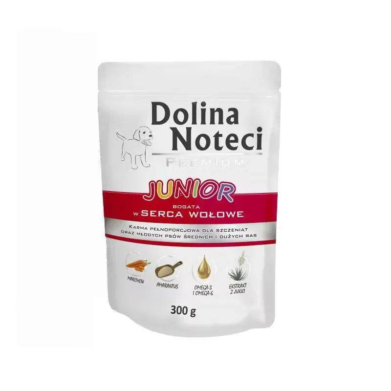 Hrana Umeda pentru Caini Dolina Noteci Premium Junior Inima de Vita 300g