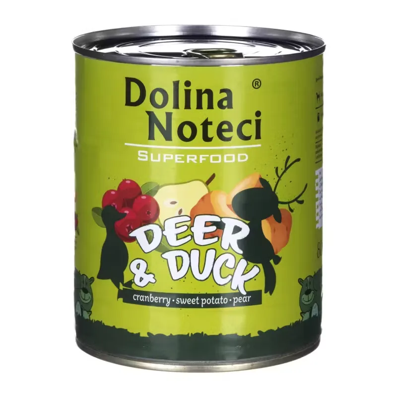 Hrana Umeda pentru Caini Dolina Noteci Superfood Cerb si Rata 800g