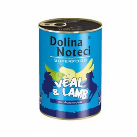 Hrana Umeda pentru Caini Dolina Noteci Superfood Vitel si Miel 400g