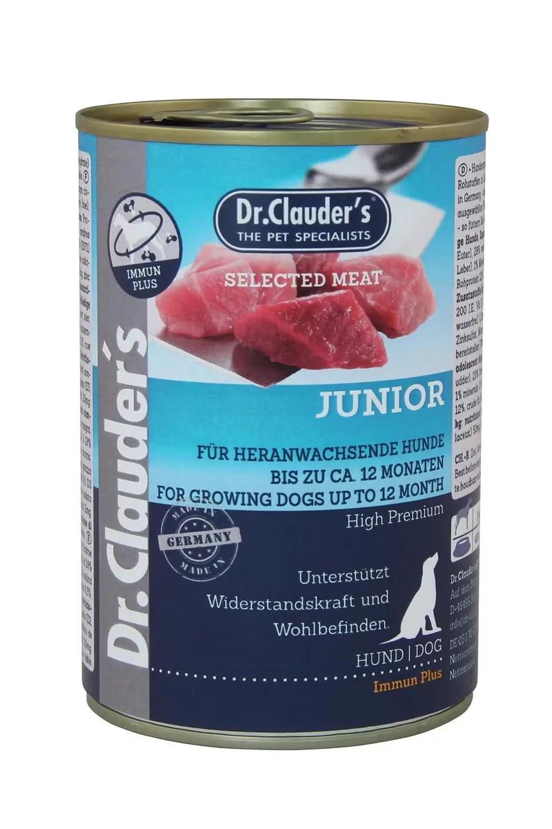 Hrana Umeda pentru Catei Dr Clauders Selected Meat Junior 400g