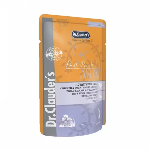 Hrana Umeda pentru Pisici Dr Clauders Pui si Rata 100g