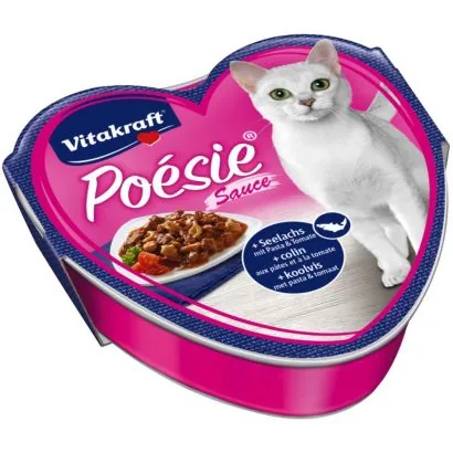 Conserva Pentru Pisici Vitakraft Poesie Sos Cod/Paste/Tomate 85g