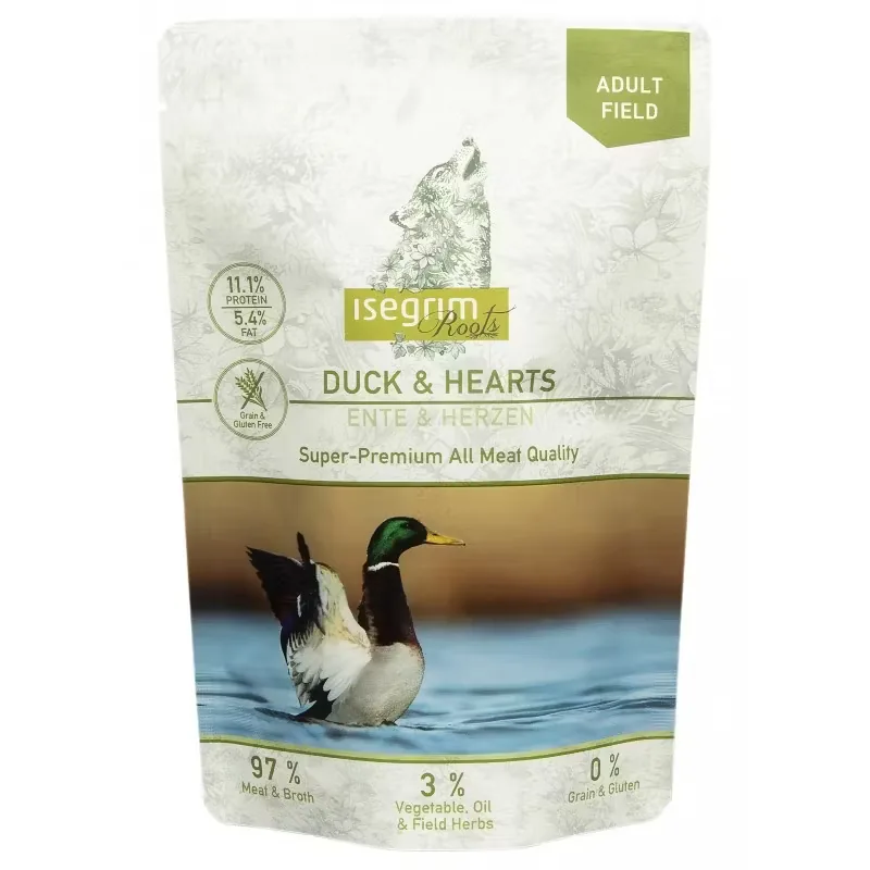 Hrana Umeda pentru Caini Isegrim Dog Adult Duck & Hearts 410g