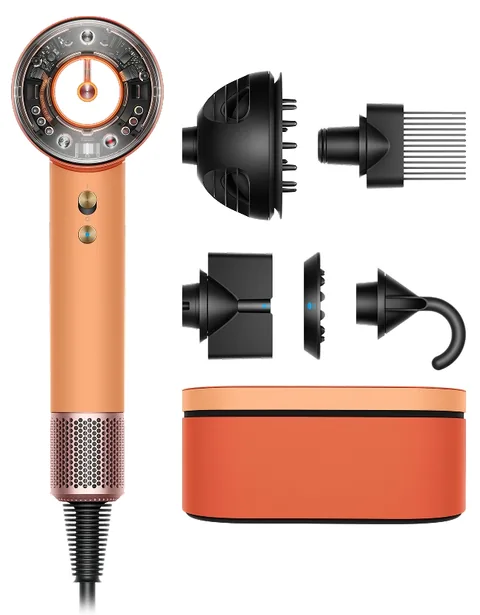 Dyson Supersonic Nural HD16 Straight Wavy Ceramic Apricot Topaz
