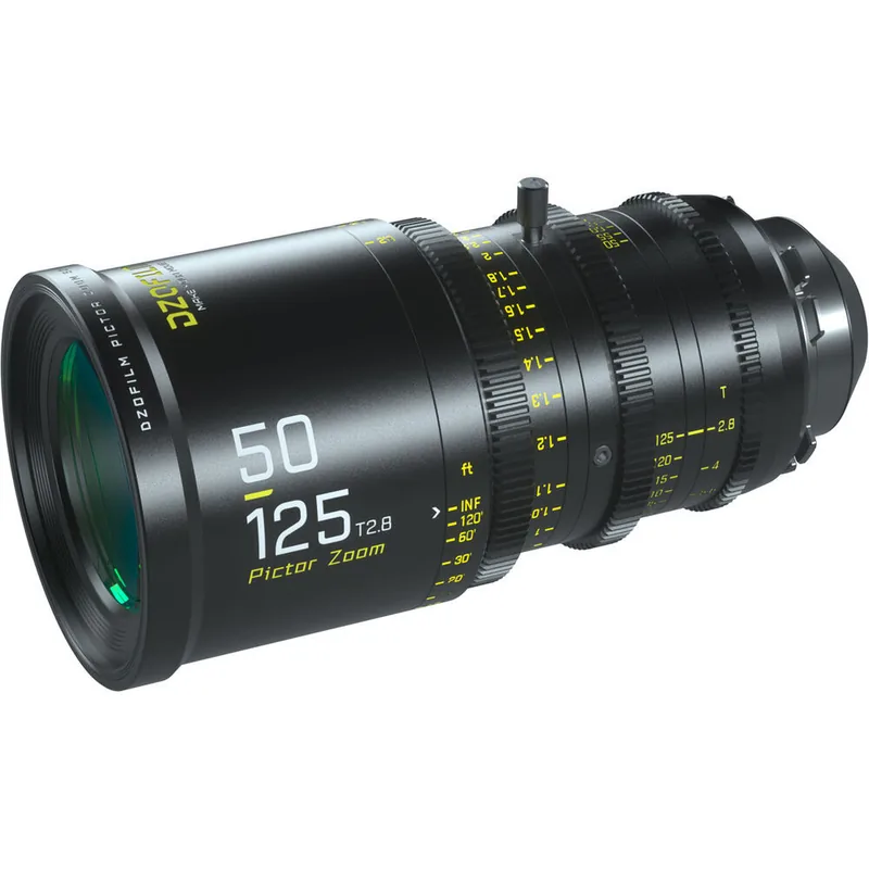 DZO Optics DZOFilm Pictor 50-125mm T2.8 Obiectiv Zoom Cine Parfocal Super35 Montura PL/EF - imagine 2