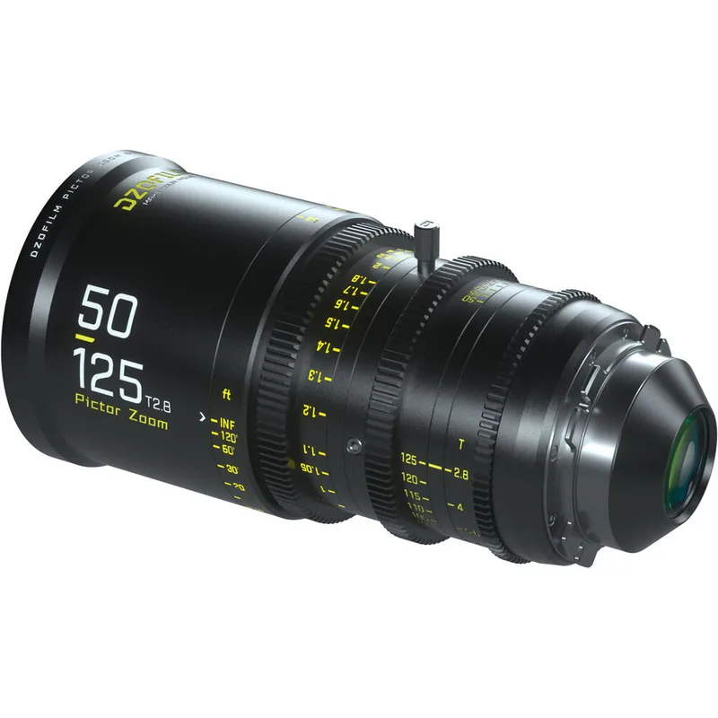 DZO Optics DZOFilm Pictor 50-125mm T2.8 Obiectiv Zoom Cine Parfocal Super35 Montura PL/EF - imagine 3