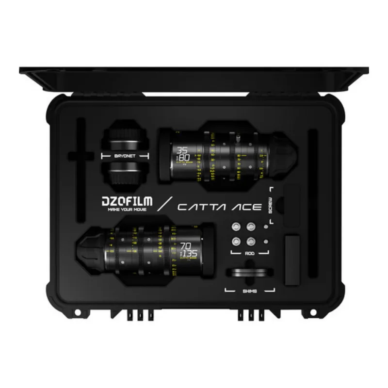 DZOFilm Catta ACE FF Zoom Bundle 35-80mm 70-135mm T2.9 Negru - imagine 3