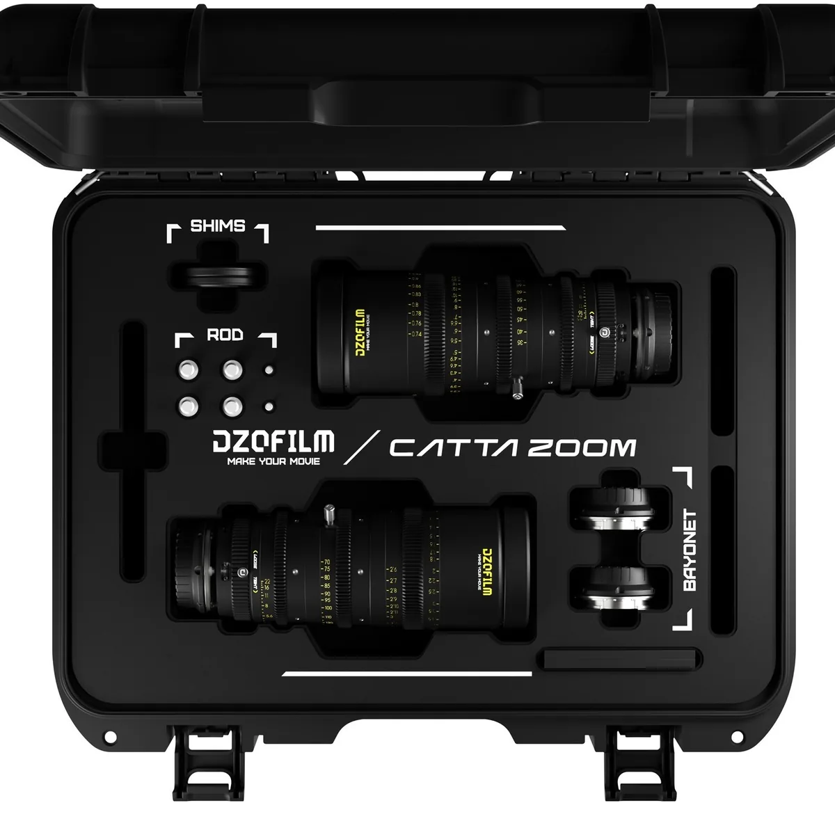 DZOFILM Catta FF 18-35/70-135mm T2.9 Set 2 Sony E Negru - imagine 2