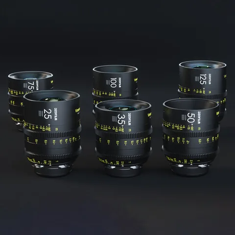 DZOFilm VESPID Kit 6 Obiective Cinema 25-125mm PL EF - imagine 2