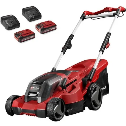 Einhell GE-CM 36/37 Li Set 2x4.0Ah Rosu Negru