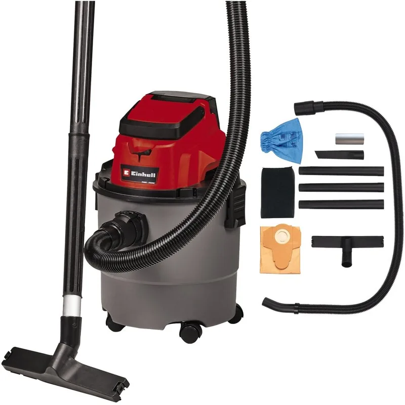 Einhell TC-VC 18/15 Li-Solo Argintiu Rosu