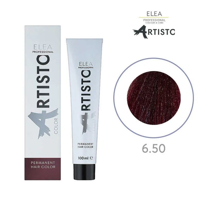 Elea Professional Artisto Color 6/50 Castaniu Inchis Mahon Extra 100ml