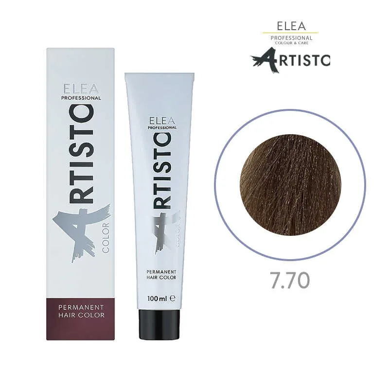 Elea Professional Artisto Color 7/70 Castaniu Maro Extra 100ml