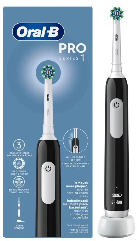 Oral-B Pro1 CrossAct Negru