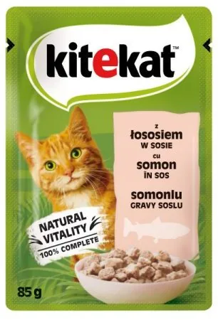 Hrana Umeda pentru Pisici Kitekat Adult Somon 85g