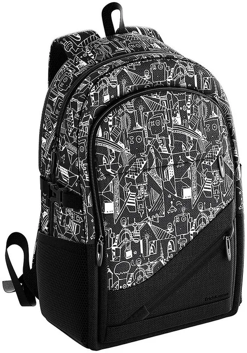 Erich Krause CityLine 19l Negru si Alb