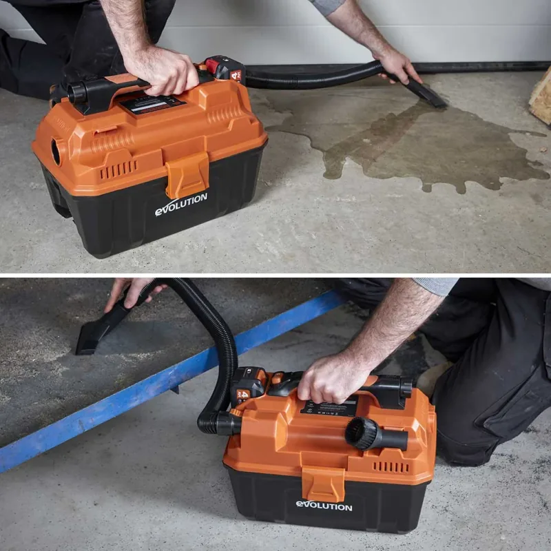 Evolution Power Tools R11VAC-Li 18V EXT Fara Baterie - imagine 6