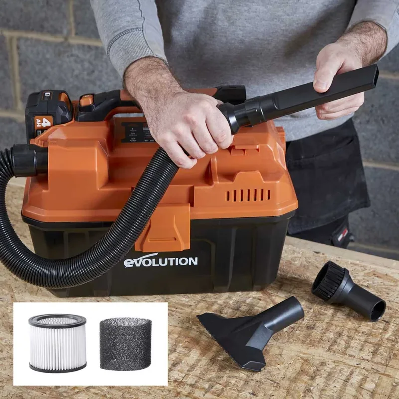 Evolution Power Tools R11VAC-Li 18V EXT Fara Baterie - imagine 7