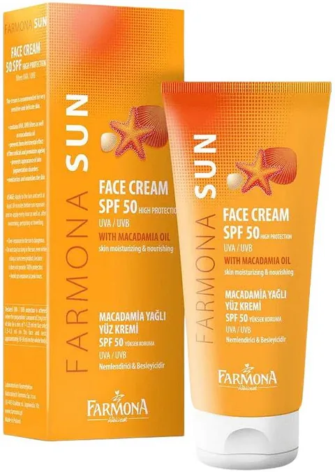 Crema de Fata Farmona Sun Protectie Solara Ulei de Macadamia SPF50 50ml