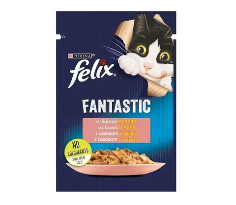 Hrana Umeda pentru Pisici Purina Felix Fantastic Somon 85g