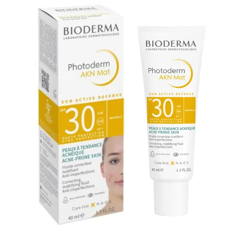 Fluid de Protectie Solara Bioderma Photoderm AKN MAT SPF30 40ml