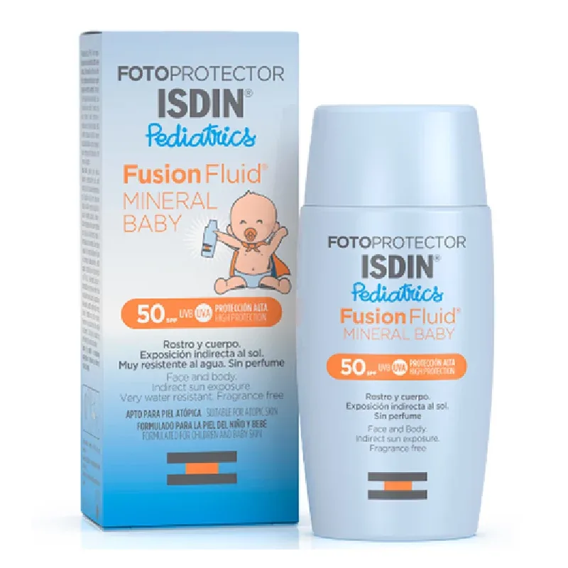 Fluid de Protectie Solara ISDIN Fotoprotector Pediatrics Fusion SPF50 50ml