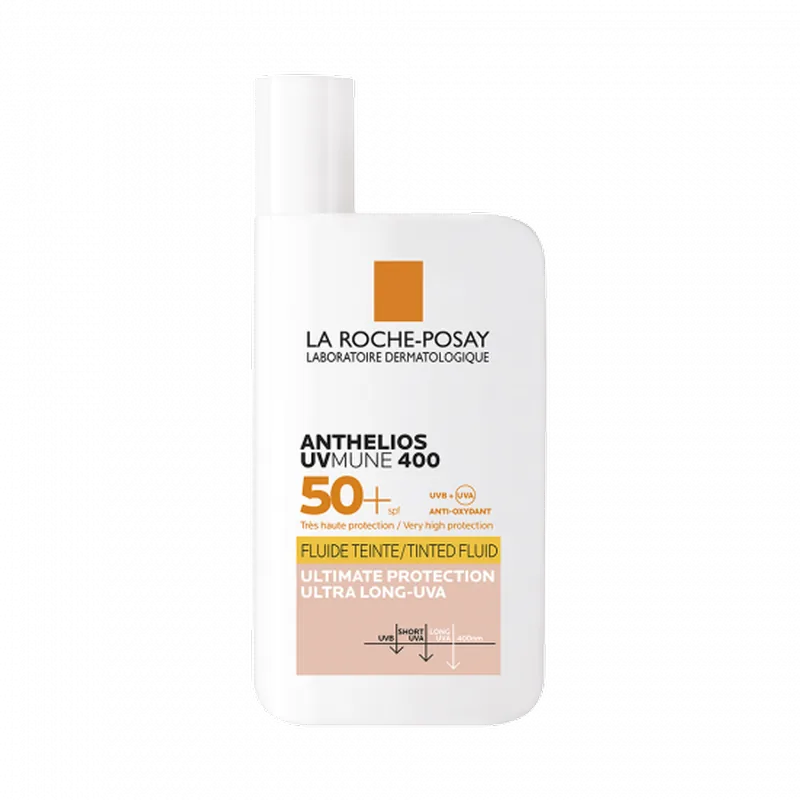 Fluid de Protectie Solara La Roche-Posay Anthelios UVmune Colorat SPF 50+ 50ml