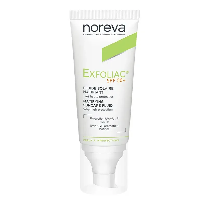 Fluid Matifiant Protector SPF 50+ Noreva Exfoliac 40ml