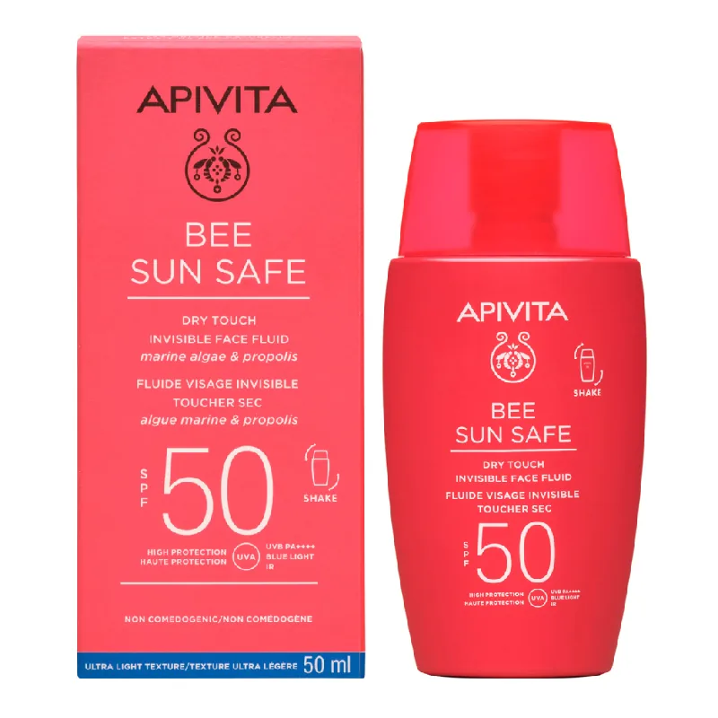 Fluid Solar Apivita Bee Sun Safe SPF50 Invizibil 50ml