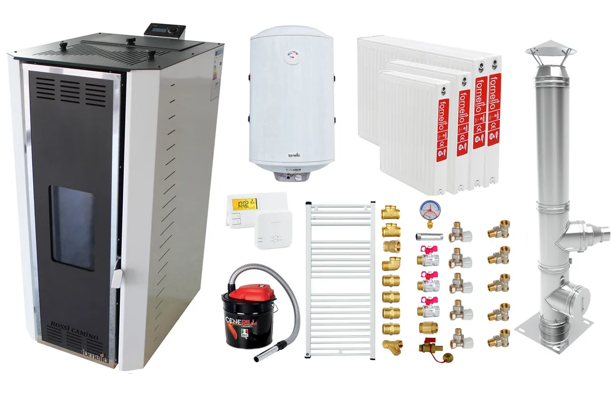 Fornello Camino Rossi 35 kW Kit Complet
