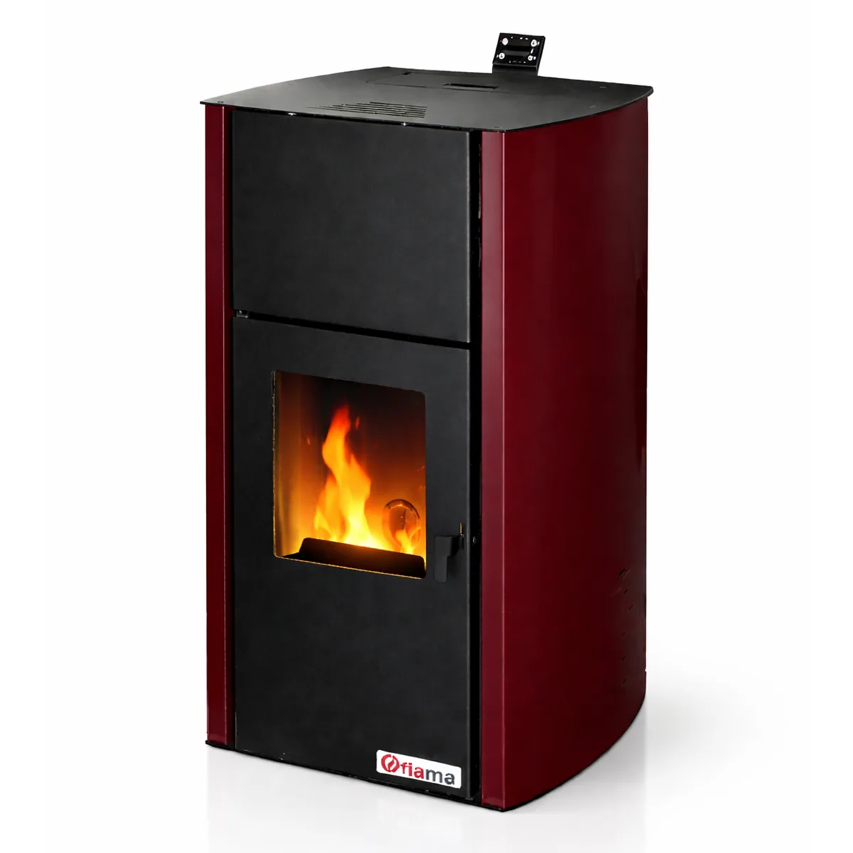 Fornello Fiama Confort 25kW Bordeaux 6362